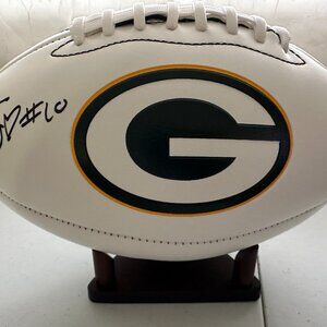 JORDAN LOVE SIGNED GREEN BAY PACKERS QB AUTOGRAPHED FOOTBALL W/HOLO COA - 863